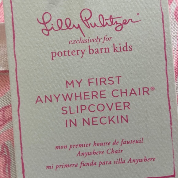 SOLD LillyPulitzer PotteryBarnKids Chair Slipcover - Picture 7 of 8